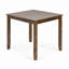 Table de salle à manger transitionnelle en placage de bouleau avec pieds fuselés en bois massif-694971613