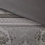 Ensemble d'édredon 7 pièces jacquard gris grand