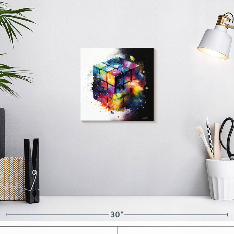 Senne Rubik, 10" H x 10" W
