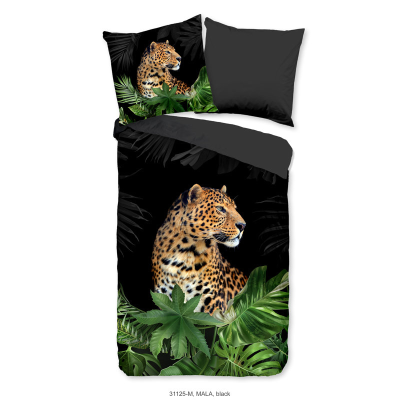 Cotton Abstract Duvet Cover with Pillowcases Included