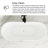 67'' X 31'' Acrylic Freestanding Soaking Bathtub-102026574