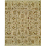 Wool Abstract Area Rug in Brown