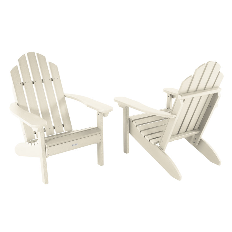 Chaise Adirondack en plastique Rialto, Blanchir