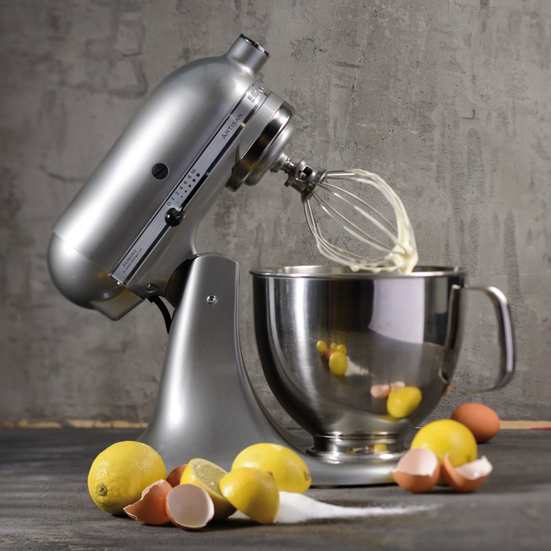 KitchenAid 4.8L Artisan Tilt-Head Stand Mixer, Contour Silver