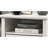White Nightstand 22 Inches Wide, 2 Drawers, Built-In , Open Shelf, Black Metal Handles, 35 Lbs Top Load Capacity 22"W 2 Nightstand, Charging, Pulls, 43 Product Weight