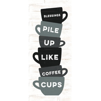 Blessing Coffee Cups - Painting Print