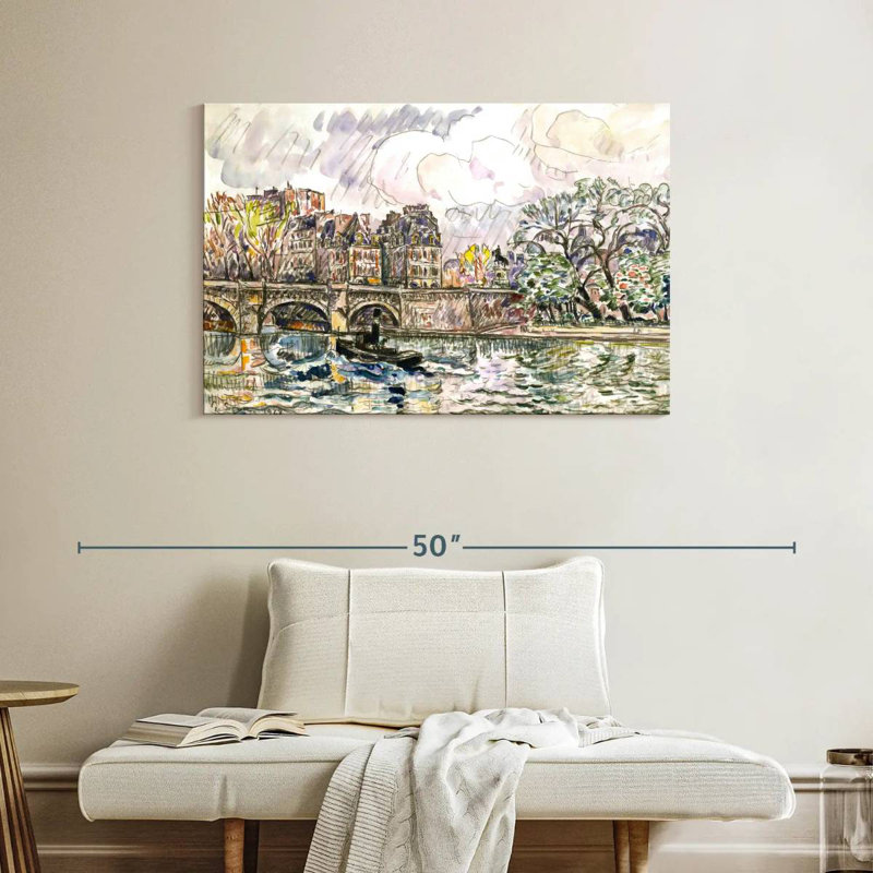 Sirci Paris La Place Dauphine, H 26 po x l 39 po