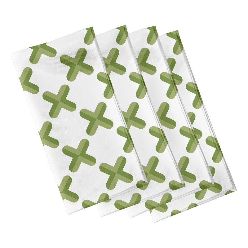 Serviette 4 pièces Ferrier, Vert