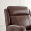 Fauteuil inclinable électrique en cuir véritable Louisa-101370428