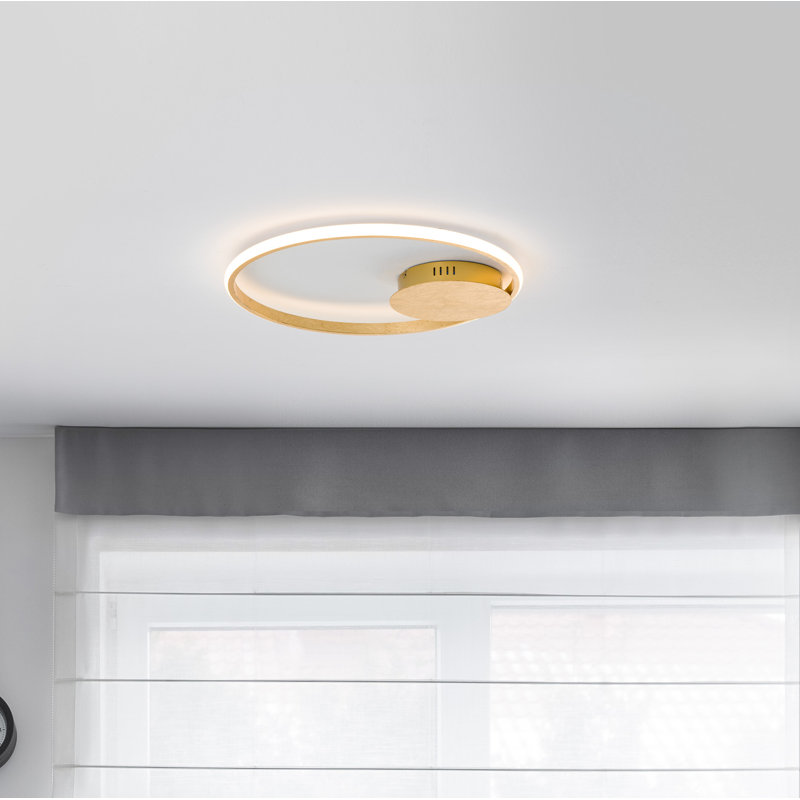 LED Flush Mount, Gold