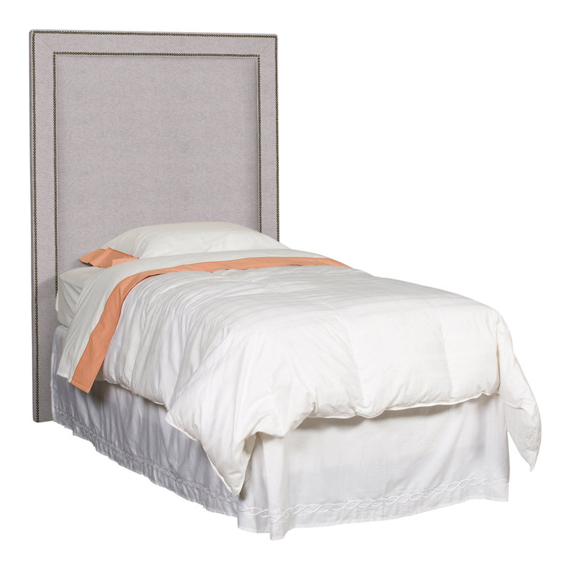 Hillary/Hank Twin Upholstered Panel Headboard, Nadia Linen, No