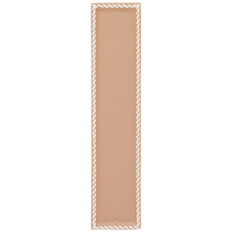 Plaque d'adresse murale Franklin, Taupe/blanc