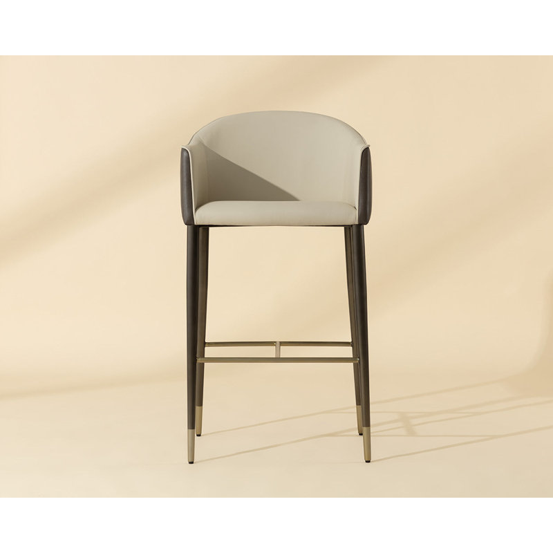 Kylin Upholstered Bar Stool with Metal Frame