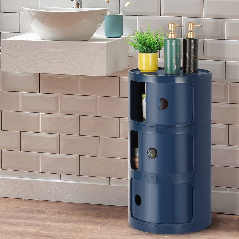 Pietrzak 12.6'' W Nightstand, Navy Blue