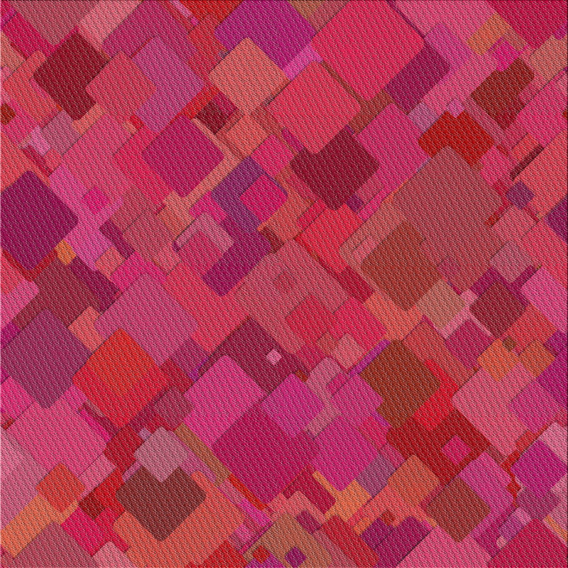 Geometric Indoor Rug, Square 5'