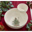 Christmas Tree POLKA DOT CHIP AND DIP 10"