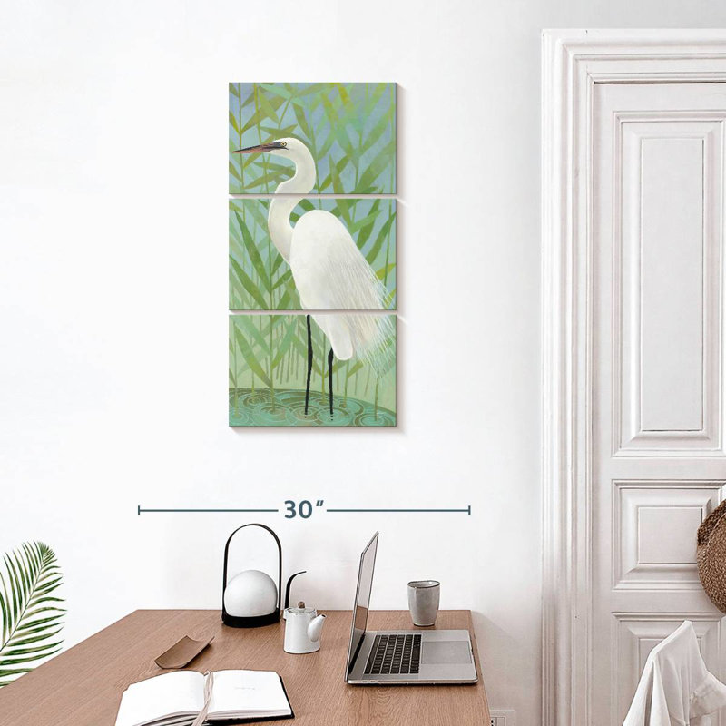 Egret par The Shore II, H 32 po x l 15 po