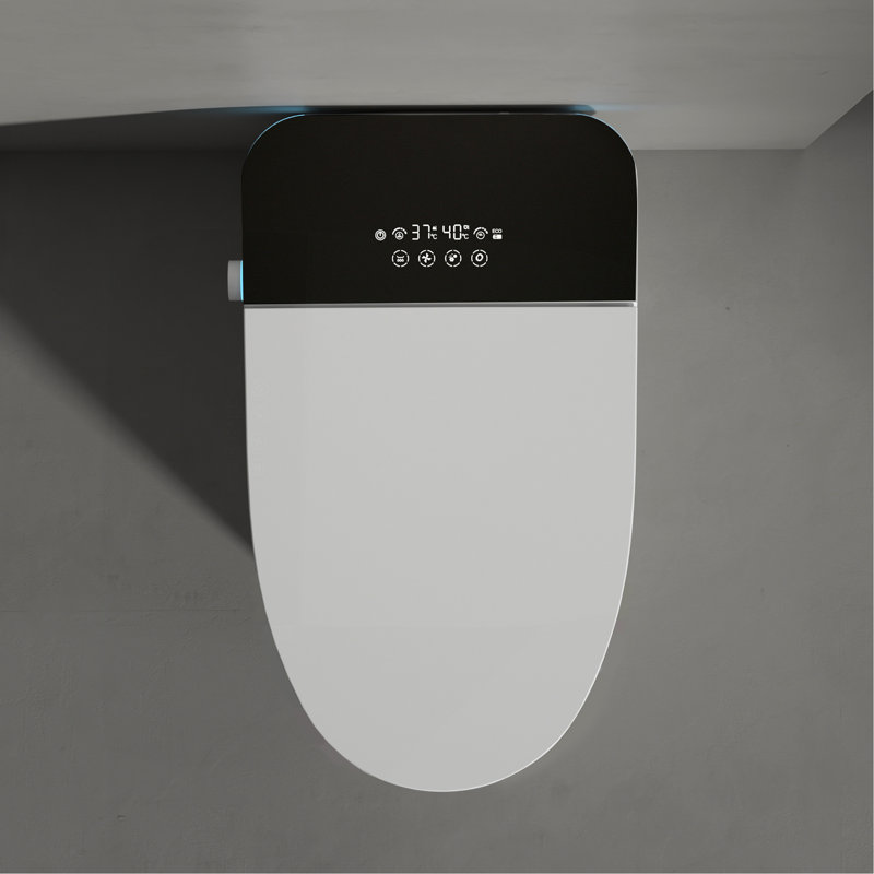 Toilette intelligente sans réservoir avec bidet intégré