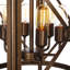 Rosette 4 - Light Lantern Drum Chandelier-64705092