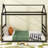 Metal House Shape Platform Bed