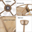 Ventilateur de plafond 18 po avec lumière, ventilateur silencieux à télécommande à 6 vitesses avec moteur réversible pour chambre à coucher et salon
