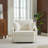 Upholstered Swivel Chair With 2 Side Pillows-213770559