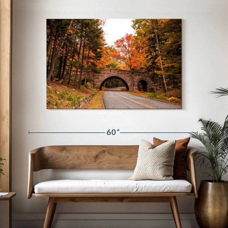 Alvord Acadia Park Bridge - automne, H 32 po x l 48 po