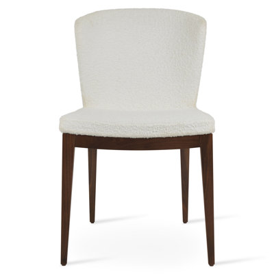 Capri Wood Side Chair in Off White