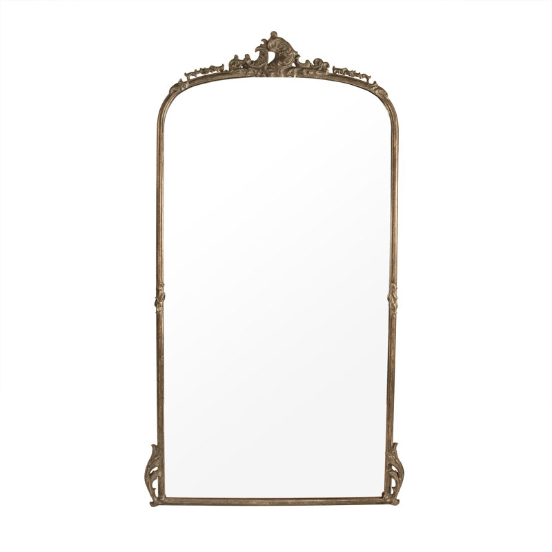 Godric Antique Gold Wood Floor Mirror