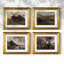 Vintage Landscape X  -4 Piece Set of Framed Prints