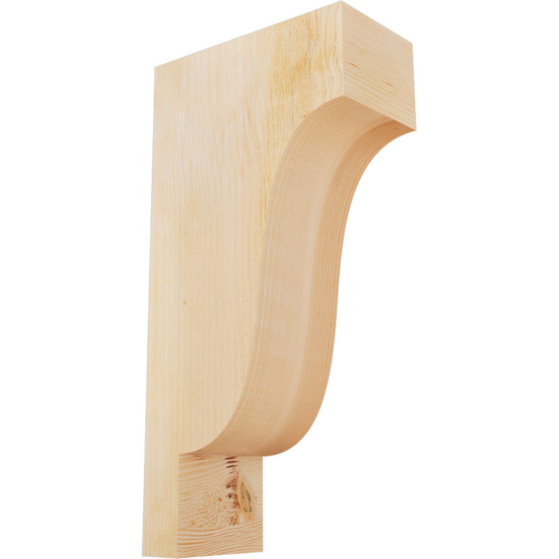 Newport Corbel, H 24 po x l 6 po x P 12 po, Sapin de Douglas, Sciage brut