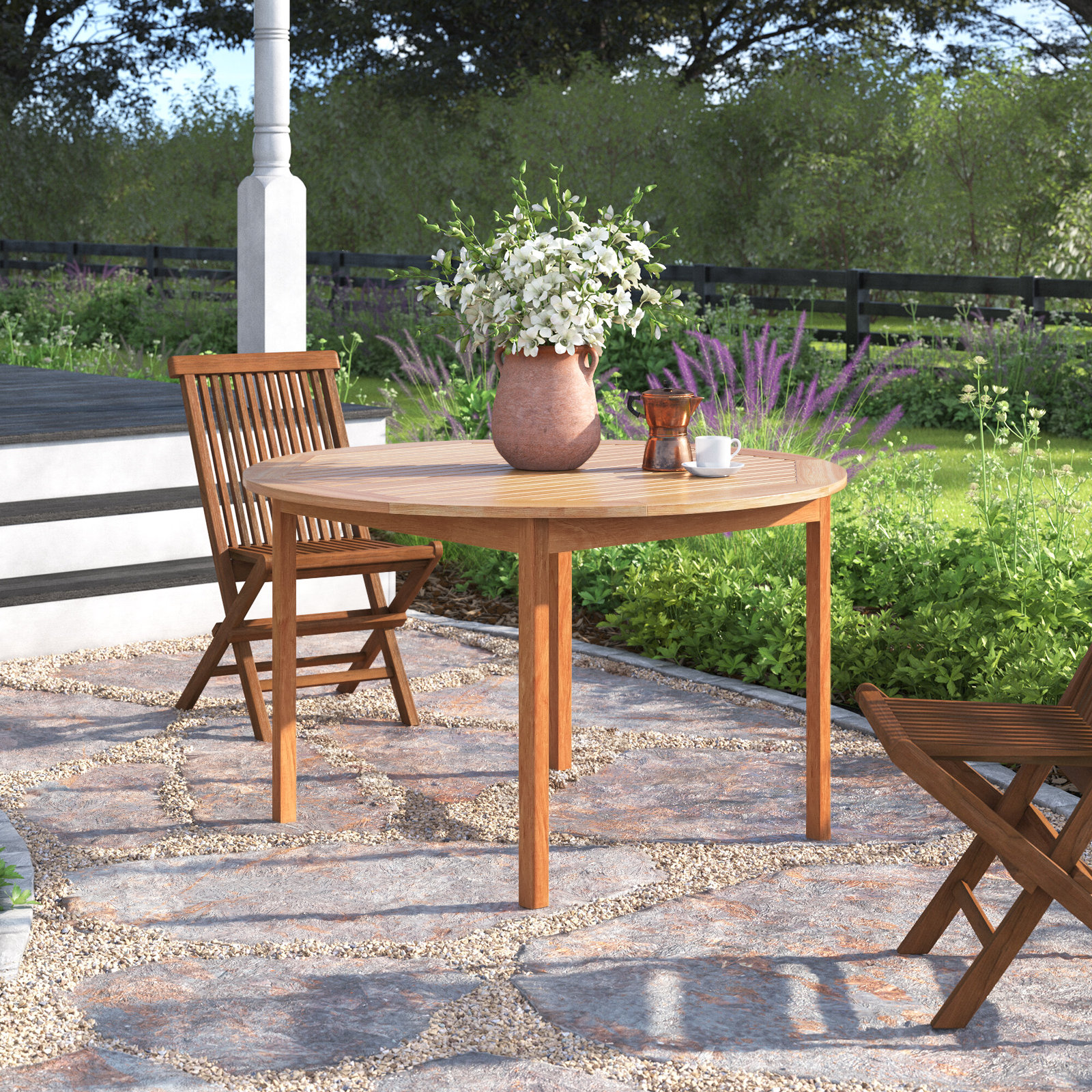 Summerton 48'' Teak Outdoor Dining Table