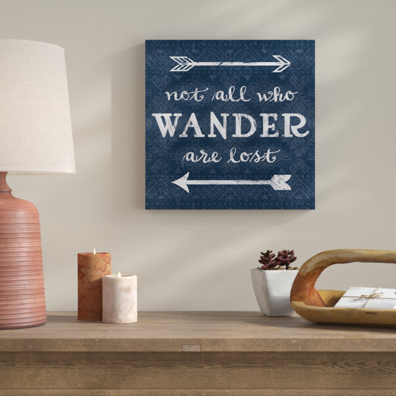 « not all the oms not lost », reproduction d’impression sur toile