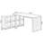 Black L-Shaped Solid Wood desks-107659466-107659464