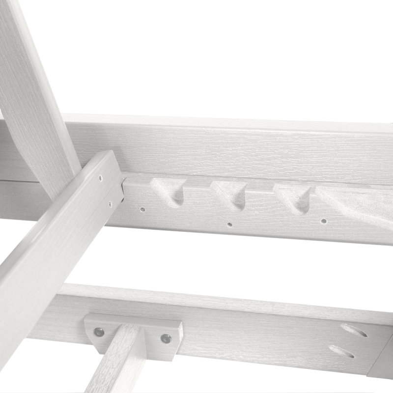 Annette Outdoor Chaise Lounge, White