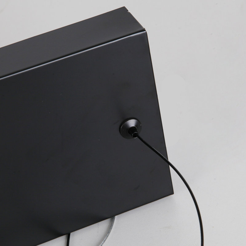 Luminaire de salle à manger à intensité variable de 51 po noir pour îlot de cuisine