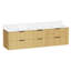Meuble-lavabo mural moderne avec lavabo et 6 tiroirs-133678035-133678036