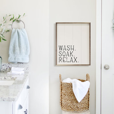 Wash Soak Relax White