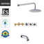 Robinet de baignoire et de douche avec valve brute-65005641