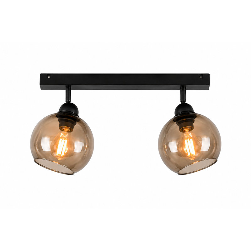 Somersworth Glass Spotlight, Black