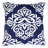 Blue Vintage Look Cotton Blend Throw Pillow Cover & Insert Set-122942347
