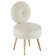 Chaise de coiffeuse avec tabouret d'appoint Noehly