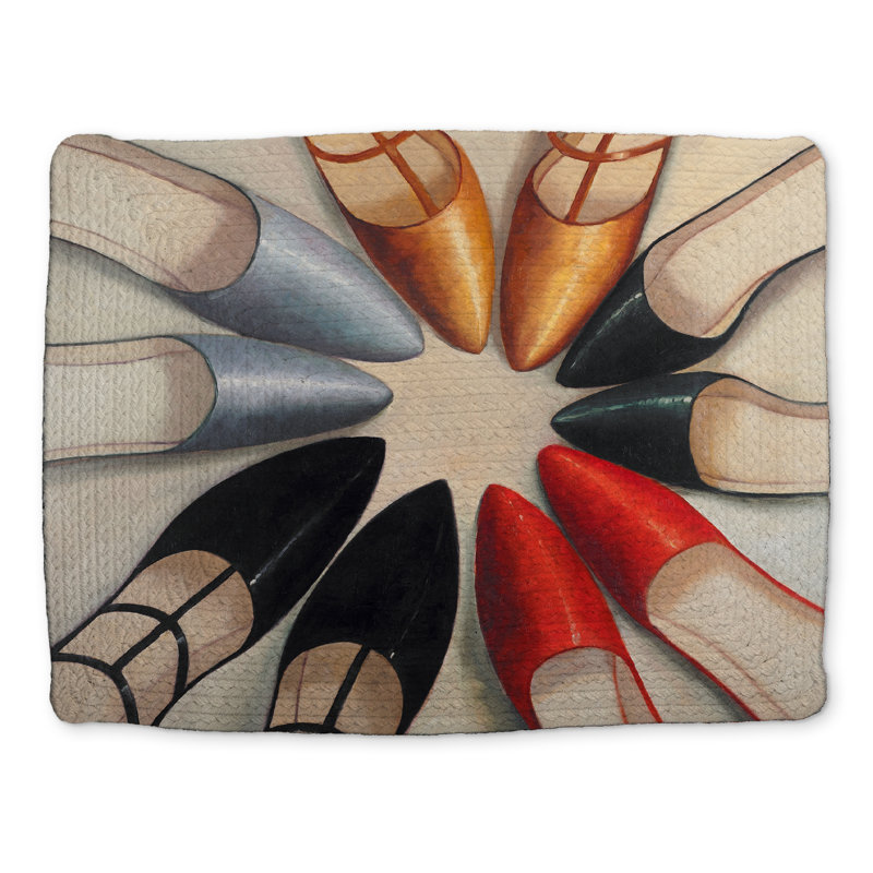 Black Braided Polyester Placemat | Contemporary Home Decor