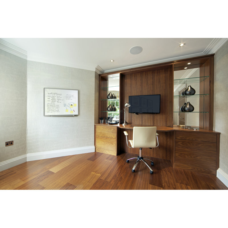 Ghent No High Pressure Laminate Wall Metal Whiteboard, 36" x 48", With Markers, Metal