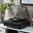 Arkrocket Huygens Bluetooth Record Player Turntable with Built-in Speakers (Black)