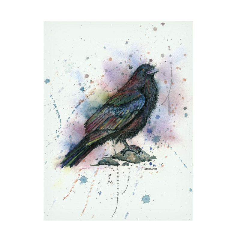 Dave Bartholet Quoth Canvas Art, 24" H x 32" W