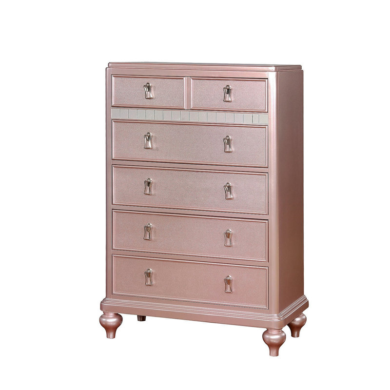 Mobilier de chambre à coucher de style contemporain avec garniture de miroir 1Pc