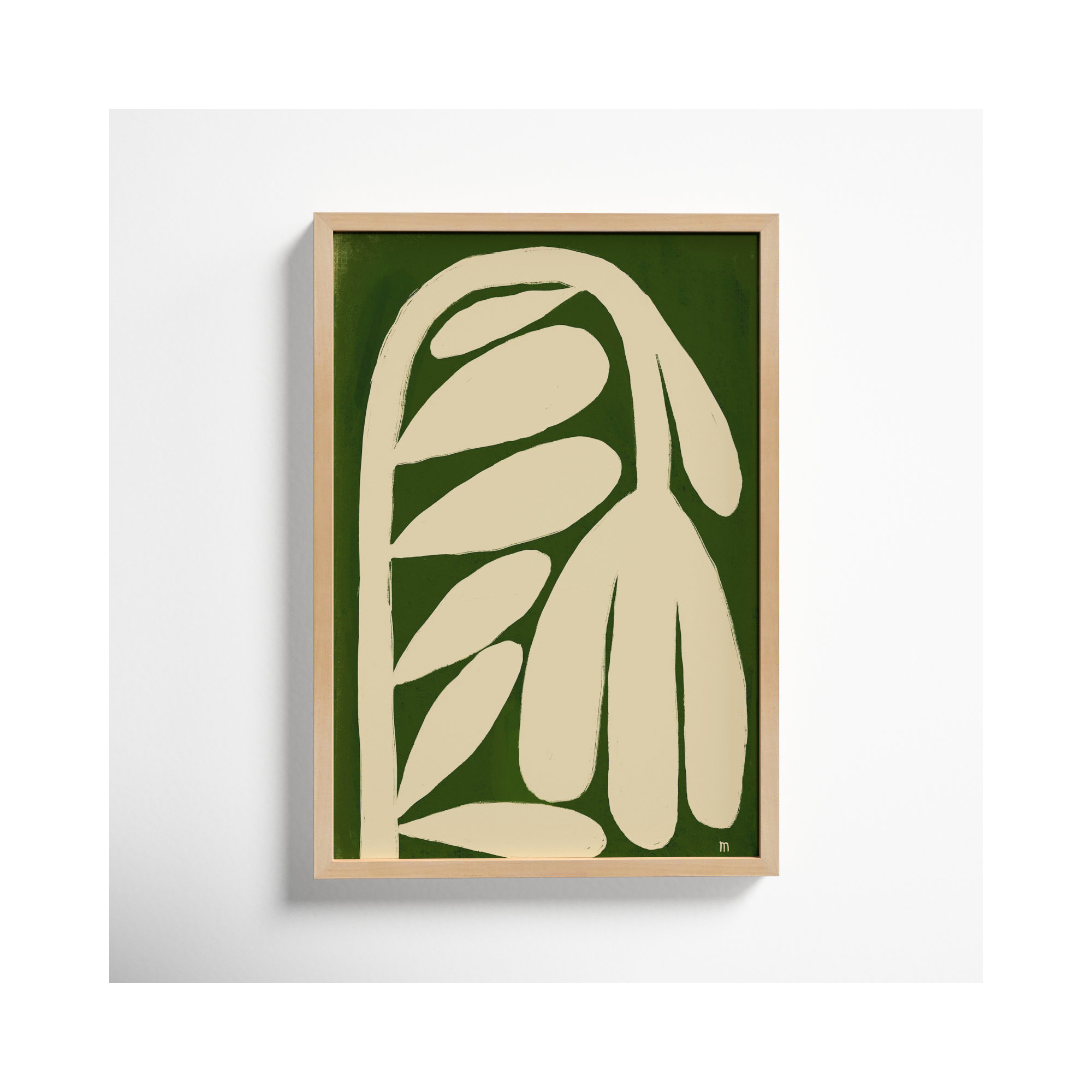 Tulip by StudioM, Maple, 20" H x 14" W x 1.25" D