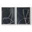 Série ABSTRACT DCV - reproduction encadrée de qualité supérieure - prête à être accrochée - aucun clou requis - aucun clou requis-28858005