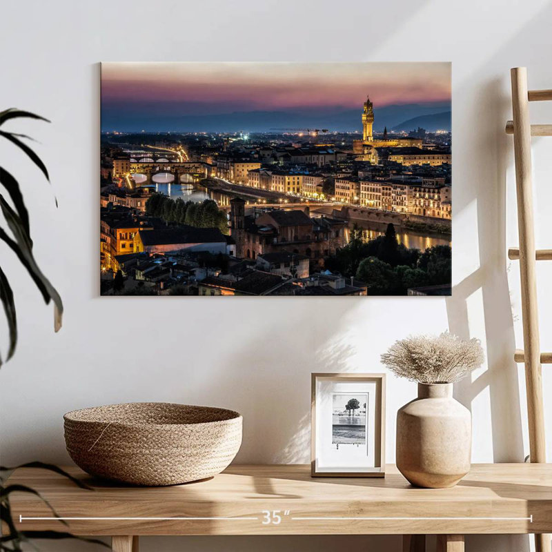 Nicci Piazza De Michaelangelo, Florence, Italie, H 16 po x l 24 po
